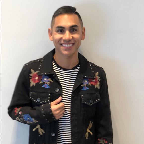 zara floral jacket mens